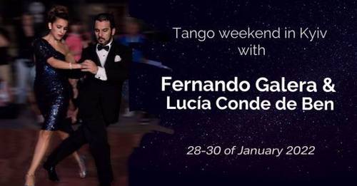 Tango weekend in Kyiv with Fernando Galera & Lucía Conde de Ben